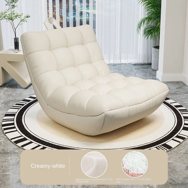 Modern Lazy Sofa Single Sofa Chair Convertible Leisure Bed Small House Living Room Balcony Comfortable Couch Seat Adult Chair