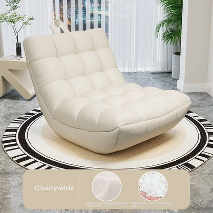 Modern Lazy Sofa Single Sofa Chair Convertible Leisure Bed Small House Living Room Balcony Comfortable Couch Seat Adult Chair