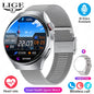 LIGE Men's Smart Watch Outdoor Sports Watches Heart Rate Blood Oxygen Monitoring Motion Trajectory Bluetooth Call Smartwatch