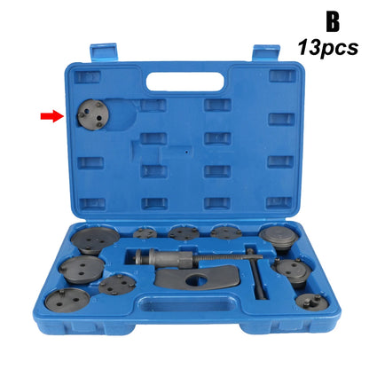 1/12/13PCS Car Disc Brake Pump Caliper Removal 10 Piston Adapter Compressor Set Rewind Back Brake Repair Tools Auto Accessories
