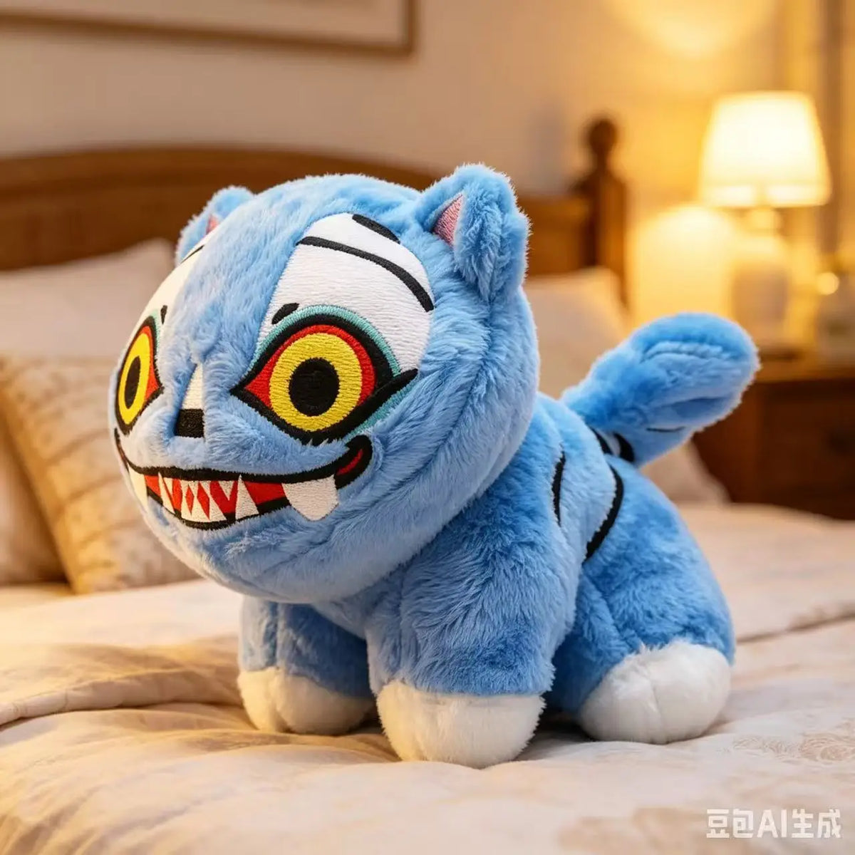 Tiger Plush Doll Toys Xmas New Doll Toy Kpop Tiger Plush Witch Hunt Game Party Small Gifts Birthday Gifts for Children Kids Room