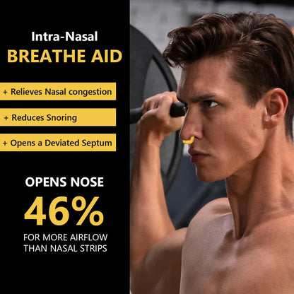 Anti Snoring Nose Clip Soft Silicone Material 3 Sizes Elastic Design For Nighttime Sleep Better Breathing Improved Airflow