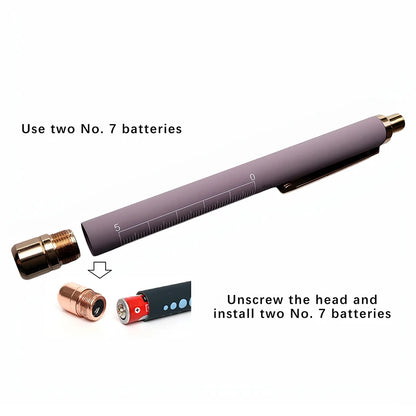 ★★★LED Medical Penlight Flashlight With Pupil Gauge Pocket Clip Pen Light For Doctor Nurse Diagnosis