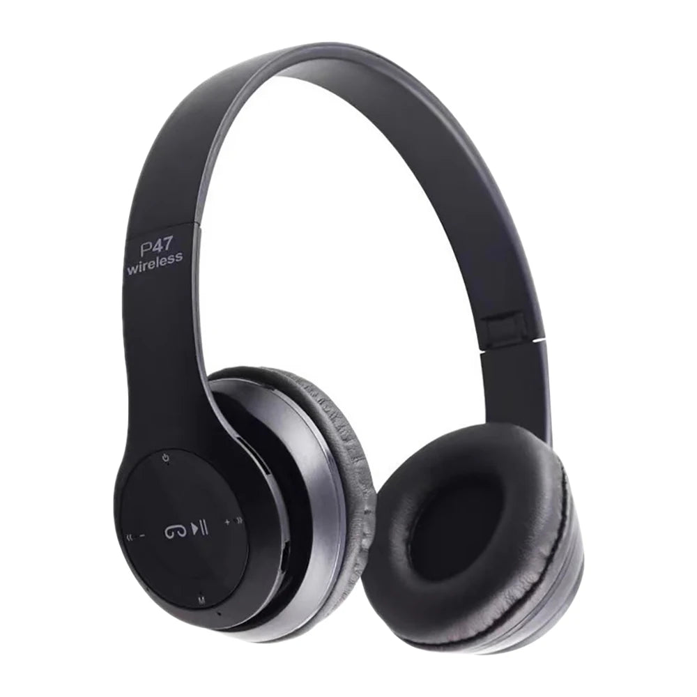 Fone Wireless Bluetooth Headphones HIFI Stereo Foldable P47 Earphones Kid Helmet Gift With Microphone Support SD Card For iPhone