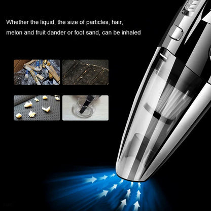 Portable Wireless Vacuum Cleaner 6000pa Powerful Suction Rechargeable Handheld Vacuum Cleaner Quick Charge for Car Home Pet Hair