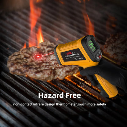 BSIDE H3 Infrared Thermometer Gun -50~1400°C Handheld Digital Laser Industrial Non Contact Temperature meter Measuring Tester
