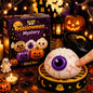 Glitter Halloween Ghost Dumplings Squishy Soft Slow Rebound Resilience Decompression with Steamer Stuffed Skull-shaped Buns Gift