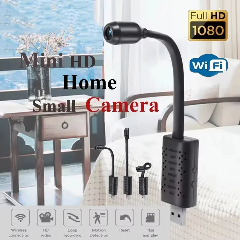 WIFI Mini Camera Portable1080P HD USB Wireless Night Vision Motion Detection Surveillance Micro Cam Remote Monitoring
