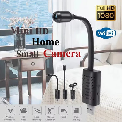 WIFI Mini Camera Portable1080P HD USB Wireless Night Vision Motion Detection Surveillance Micro Cam Remote Monitoring