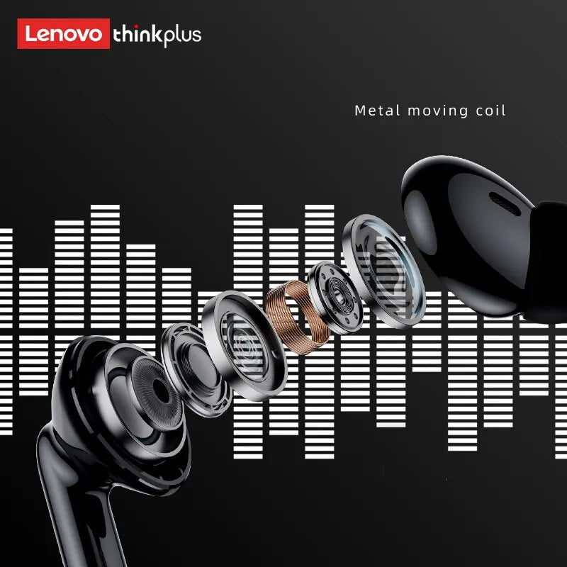 Oryginalne słuchawki Lenovo XT88 TWS bezprzewodowe Bluetooth 5.3 podwójny mikrofon Stereo redukcja szumów bas HIFI sterowanie dotykowe douszne