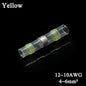 10 ~ 500pcs Solder Seal  Wire Connectors Kit Heat Shrink Butt Crimp Terminals Waterproof Electrical Cable Splice Connector