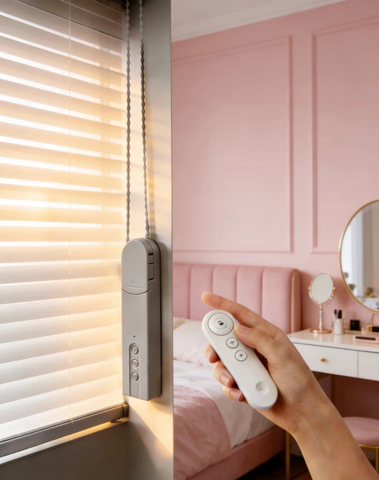Tuya WiFi Smart Curtain Motor, ZigbeeElectric Roller Blinds Driver, Alexa Google Home Voice Control, Automatic Pull Cord Chain