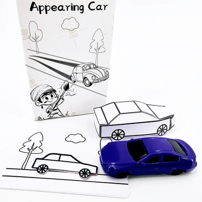 Magic Tricks Toy Street Magic Show Magic Props Appearing Car By Hyde Ren Magic Tricks Funny Card To Paper Car Illusion Box