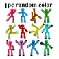 Suction Cup Toys Sticky Robbot Toys for Boys Funny Deformable Action Figure Sucker Toys for Kids Adult Birthday Gifts