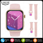 LIGE New 2.01-inch Smart Watch Men Women Heart Rate Health Monitor HD Bluetooth Call Waterproof Sport Smartwatch for Android iOS