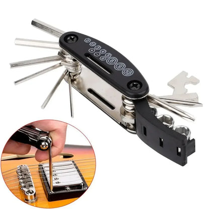 16 In1Bycicle Repair Tool Kit Mini Fold Repair Tool Kit Multi-Function Hex Wrench Nut Tire Bike Hex Allen Key Screwdriver Amagi