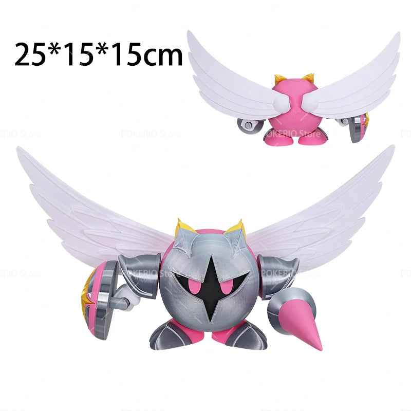 Hot Kirby Figures 3D Printed Galacta Knight Sword Kirby Morpho Knight Meta Knight Galaxia Character Models DIY Toy for Kid Gifts