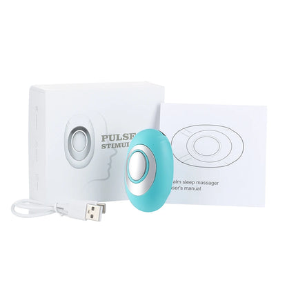 EMS Sleep Aid Device Microcurrent Sleep Aid Machine Sleep Instrument for Insomnia Stress Anxiety Relief Palm Pulse Massager
