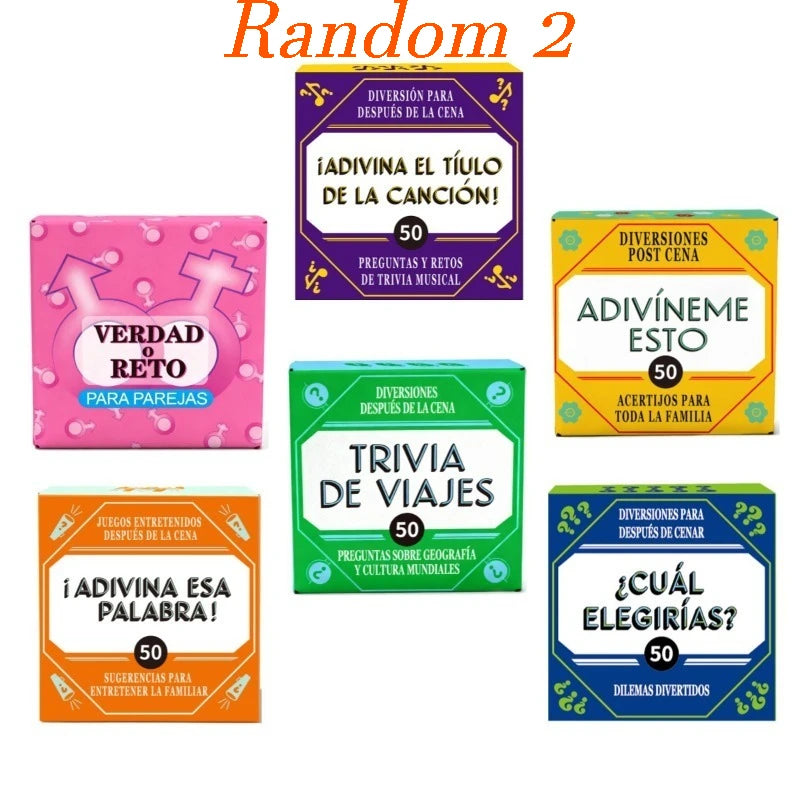 Spanish Afterdinner Amusements Board Game Entertainment Card Family Gathering Game Card Games