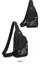 Rilibegan Nylon Men's Chest Bag 2023 New Portable Casual Shoulder Bag Trendy and Unique Design Crossbody Bag