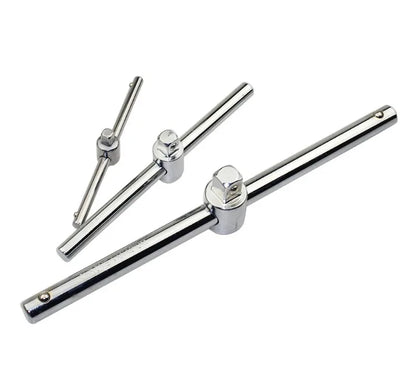 1/4" 3/8" 1/2" Drive Impact Socket Sliding Extension Bar 115-250mm T-handle Socket Breaker Bar for Ratchet Driver & Car Repair