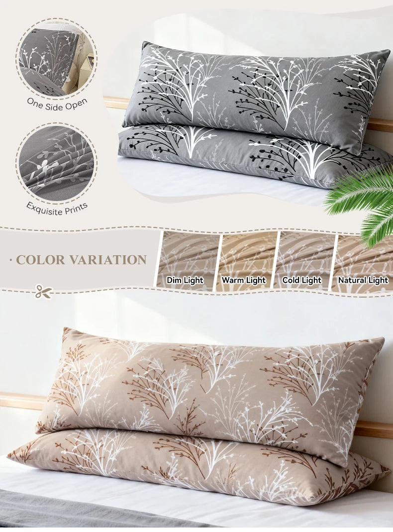 2pcs/4pcs Floral Pattern Pillow Cover Set (Pillow Inner Not Included), Soft & Comfortable, Suitable For All Seasons