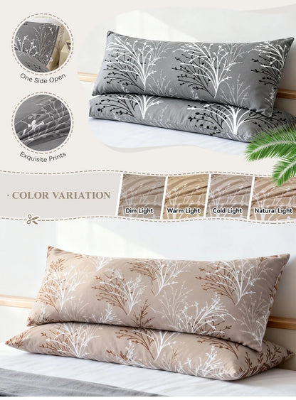 2pcs/4pcs Floral Pattern Pillow Cover Set (Pillow Inner Not Included), Soft & Comfortable, Suitable For All Seasons