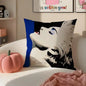 Iconic Pop American Singer M-Madonna Cushion Cover Pillowcase Short Plush Invisible zipper Room Sofa Cushion Cover