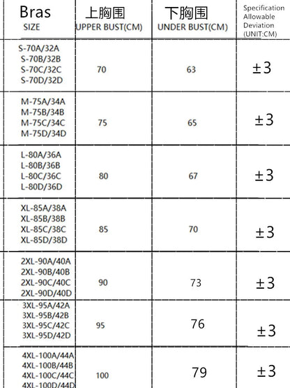 YUQI Dopamine Pink Plus Size Bra - Big Bust Lift | Anti-Sag Non-Trace Thin Lingerie Wireless Push Up Comfort Sexy Support