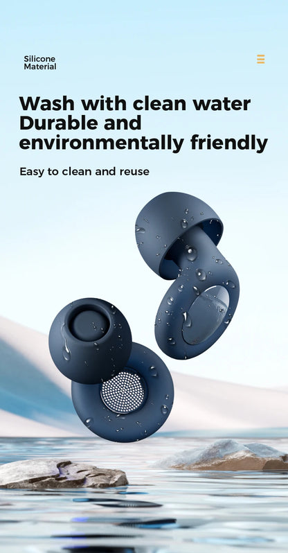 Soft Full Silicone Ear Plugs 25dB Noise Reduction Reusable Sleeping & Hearing Protection Earplugs for Concert