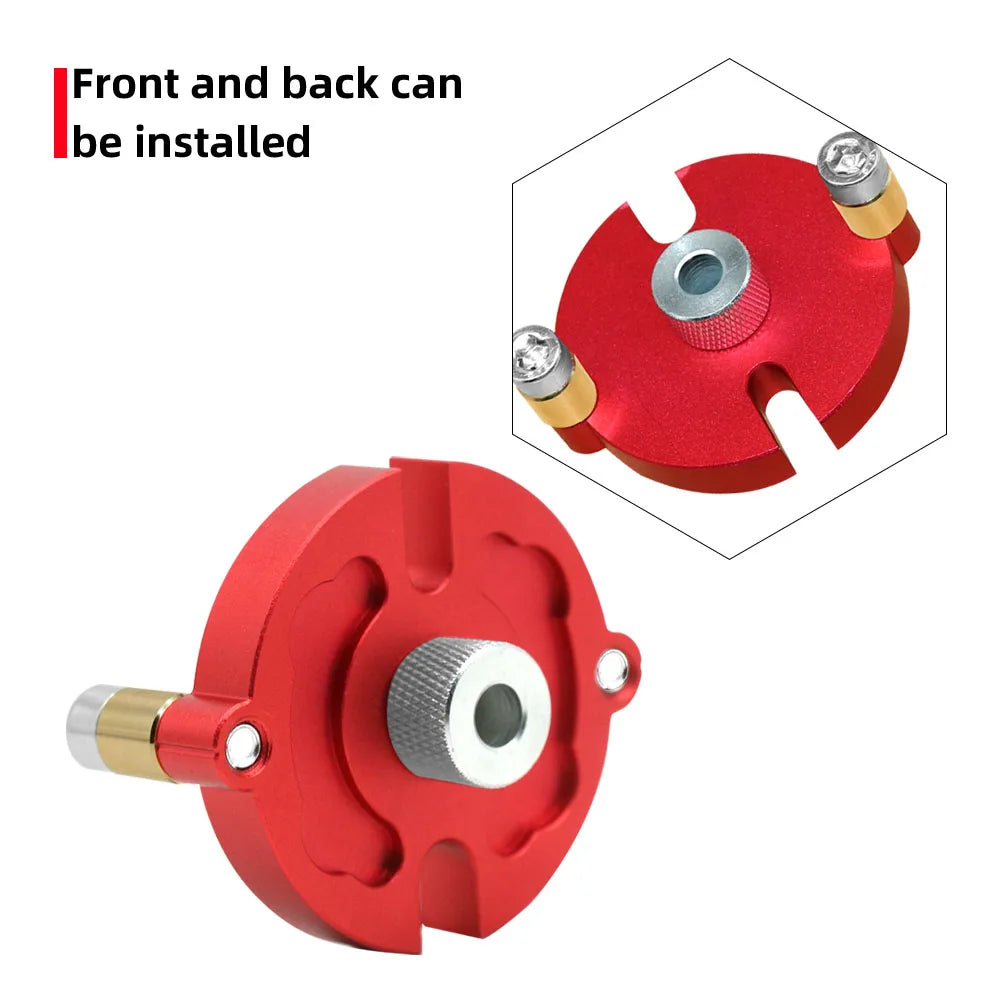 3-10mm Wood Dowel Jig Kit Fast-splicing Vertical Hole Jig Drill Guide Locator Aluminum Alloy Self-Centering Punching Hole Tools