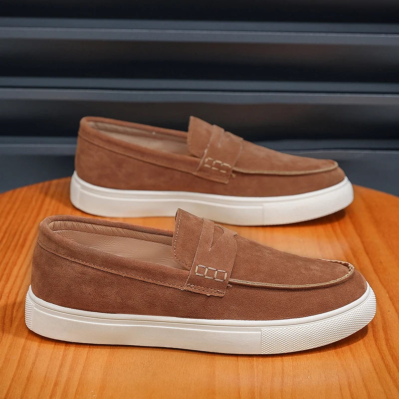Daily Comfort Loafers Breathable Construction Dissipate Heat, Lightweight Build Lower Burden for Tired-Free Daily Movement