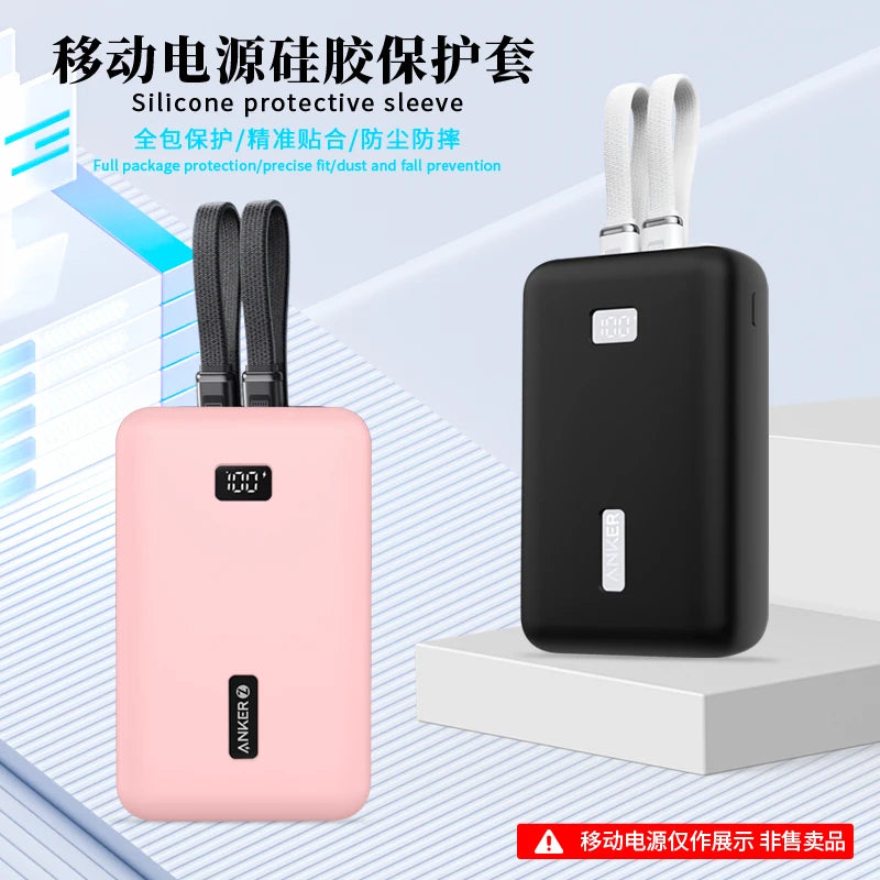 Protective Case for Anker Zolo 20000mAh 30W Power Bank Shockproof Anti‑Drop Anti‑Scratch Anti‑Dust Soft Protective Cover