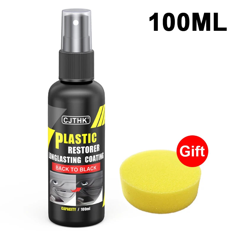 Plastic Restorer Back To Black Gloss Auto Plastic Rubber Exterior Repair Coating Leather Restore Auto Polish Cleaning Products
