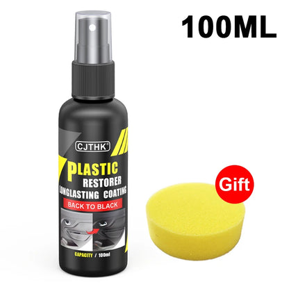 Plastic Restorer Back To Black Gloss Auto Plastic Rubber Exterior Repair Coating Leather Restore Auto Polish Cleaning Products