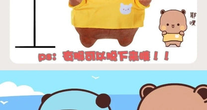 New Bubu And Dudu Panda Plush Cute Cartoon Panda Bear Doll Kawaii Stuffed Soft Pillow Toy Children'S Day Gifts For Kids