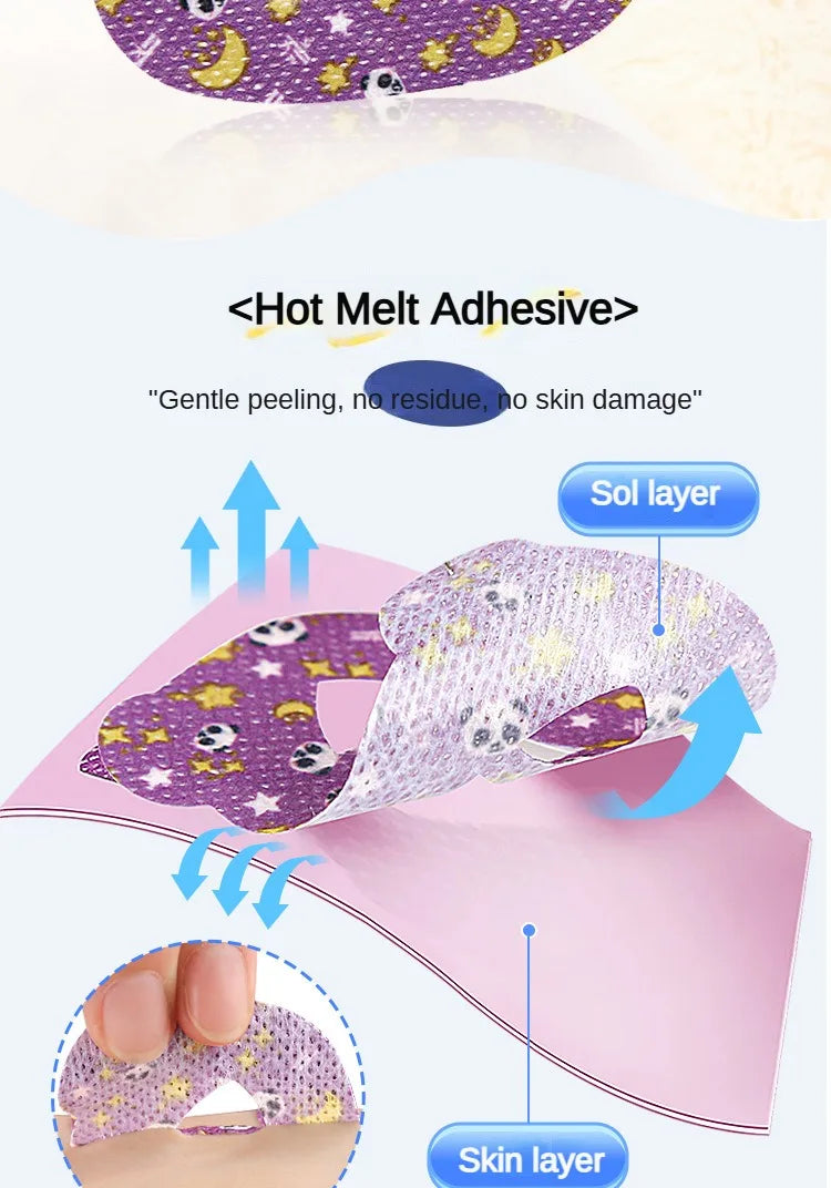 30Pcs Anti-Snoring Stickers Children Adult Night Sleep Lip Nose Breathing Improving Patch Mouth Correction Orthosis Tape