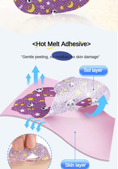 30Pcs Anti-Snoring Stickers Children Adult Night Sleep Lip Nose Breathing Improving Patch Mouth Correction Orthosis Tape