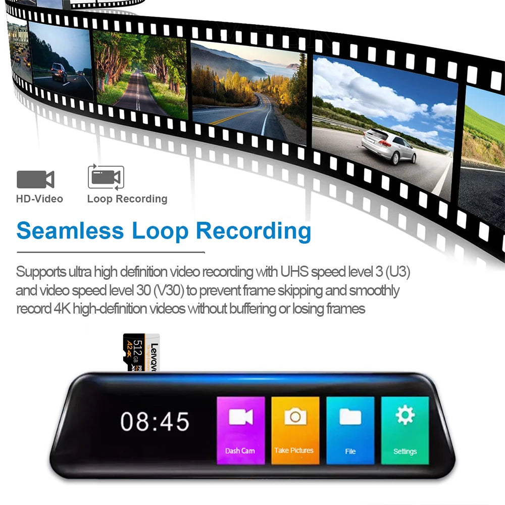 SD Memory Card 128GB 256GB 512GB SD Micro Card V60 U3 TF Card Memory Microsd For Xiaomi Surveillance Devices Drone SD Flash Card