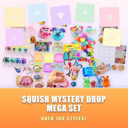 Holiday Squishy Blind Box Mystery Surprise Squeeze Toy Cute Fidget Toy Stress Relief Toy 1PC Random Gift Set