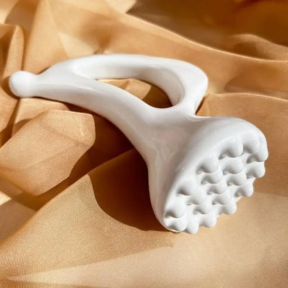 Ceramic Gua Sha Board Skin Scraping Tools Face Massager Whole Body Carving Body Guasha, Body Massage Tool~