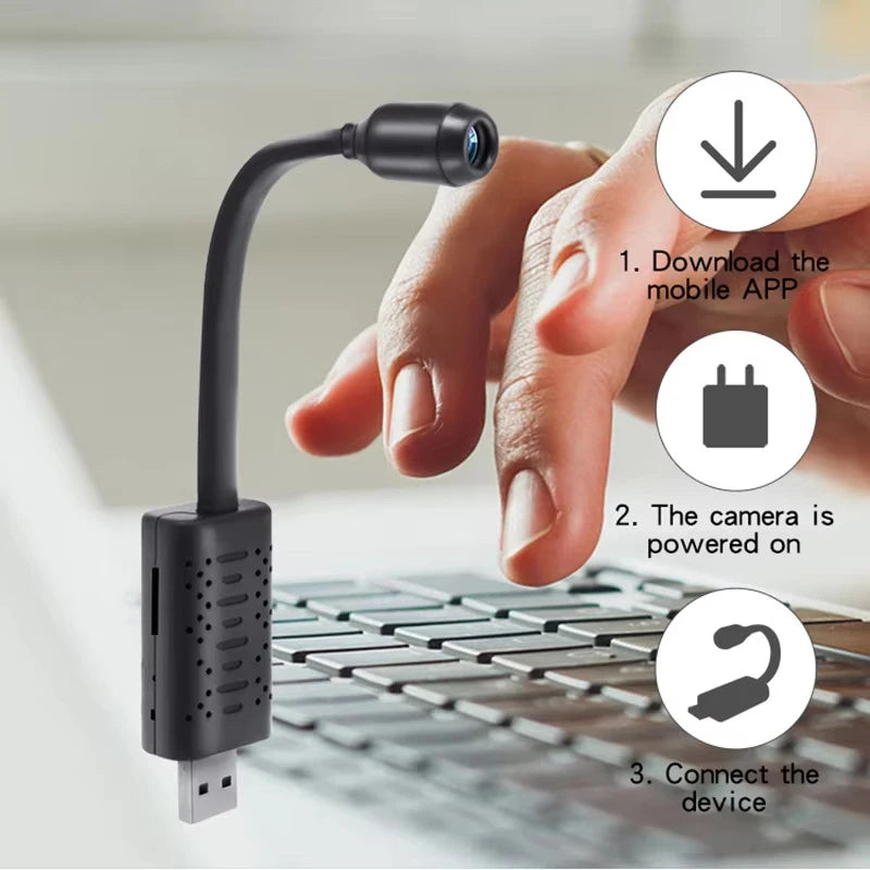 WIFI Mini Camera Portable1080P HD USB Wireless Night Vision Motion Detection Surveillance Micro Cam Remote Monitoring