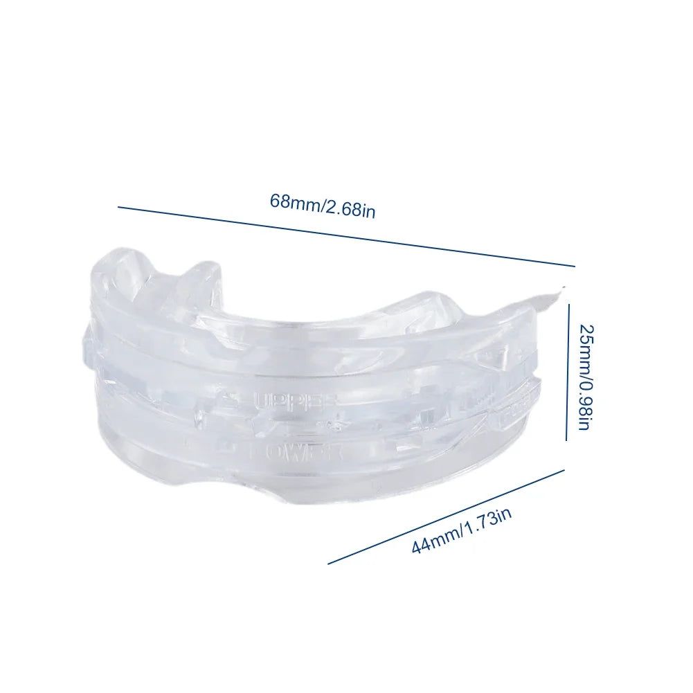Anti-Snoring Mouth Guard, Adjustable Mouthpiece - Night Time Teeth Mouthguard & Sleeping Bite Guard for Bruxism and Stop Snoring