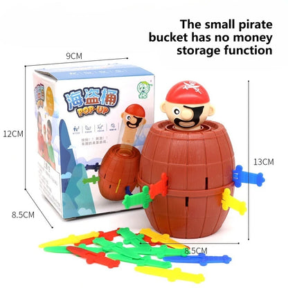 Pirate Board Game, Montessori Family Gathering Games, Childrens Funny Toy Cubes, Childrens Board Games Boys and Girls Gifts.