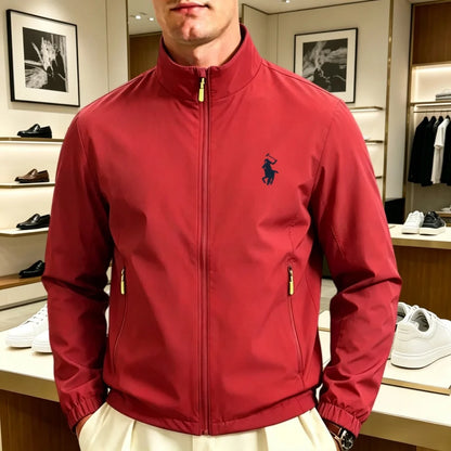 2026new high-end brand men's women's long sleeve zipper jacket autumn fashion exquisite Embroidery waterproof wear-resistant top