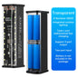 8Slots 18650/21700 Power Bank Case DIY Kit Mecha Transparent Quick Charge Flash Charger Battery Case Kit Power Bank Box Type C