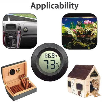 2/4 szt. Cyfrowy Termometr LCD Higrometr Wewnętrzny Elektroniczny Miernik Temperatury i Wilgotności Czujnik Stacja Pogodowa Dom