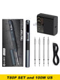 ALIENTEK T80P Soldering Iron Electric 100W Adjustable Digital Display Automatic Sleep PCB Precision Soldering Iron Repair Tool