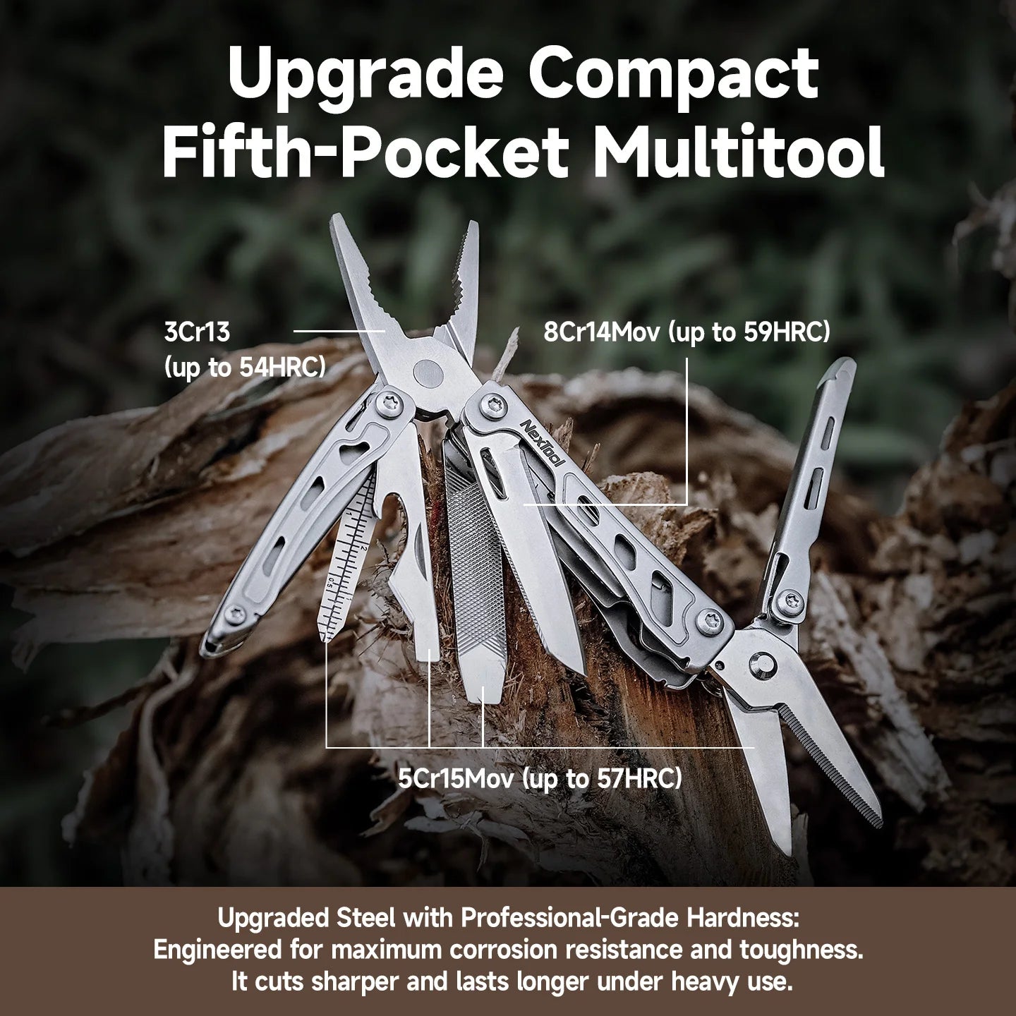 NexTool 13 In 1 Mini Flagship F12 Multi Functional Tool Folding EDC Multitool Screwdriver Pliers File Ruler Outdoor Hand Tools