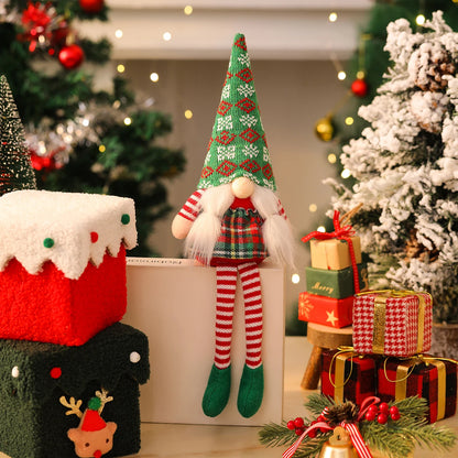 Christmas decoration items  Nordic style decorative figurines Christmas decorations - Faceless old man doll  Window display item
